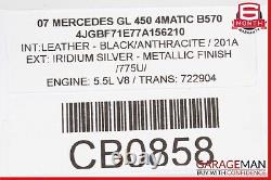 06-12 Mercedes X164 GL450 GL550 ML550 Front Left Headlight Support Bracket Frame