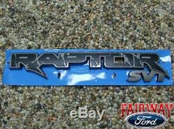 09 thru 14 F-150 OEM Genuine Ford Parts Raptor SVT Tailgate Emblem