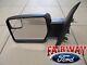 11 Thru 14 F-150 Oem Genuine Ford Power Adjustable Glass Black Lh Driver Mirror