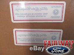 11 thru 16 F250 F350 OEM Genuine Ford Parts Scalable Security Alarm System Kit