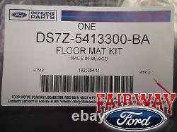 13 thru 16 Fusion OEM Genuine Ford Parts Carpeted Ebony Black Floor Mat Set 4-pc
