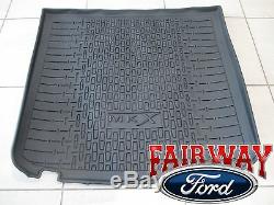 16 thru 18 Lincoln MKX OEM Genuine Ford Parts Black Cargo Area Protector Mat