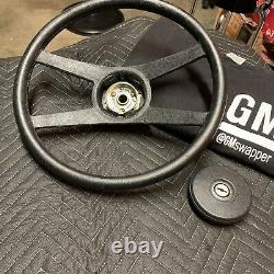 1971-1981 Chevy Vega Gt Camaro Chevelle Nk4 Spoke Sport Steering Wheel Black Ss