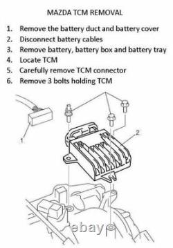 2007-2009 Mazda 3 2.3L TCM TCU Trasmission Control module L34T 18 9E1D 9E1E