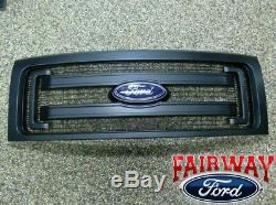 2009 thru 2014 F-150 OEM Genuine Ford Parts Black XL Model Grille withEmblem