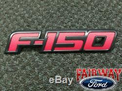 2009 thru 2014 F-150 OEM Genuine Ford Parts RED FX2 Emblem Set NEW