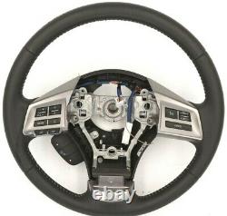 2012-2018 Subaru Forester SJ Leather Steering Wheel 3 Spoke OEM Genuine Parts