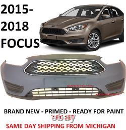 2015 2016 2017 2018 Ford Focus Front Bumper COVER COMPLETE GRILL LOWER UPPER