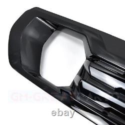 2019-2022 GMC Sierra 1500 Denali AT4 Front Grille Plate Fog Bezel Kit Black 8pcs