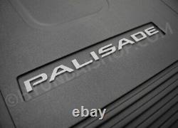 2020-2022 Hyundai Palisade All Weather Floor Mats (7&8P) Genuine OEM Parts
