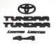 2022 Tundra Limited Blackout Emblem Overlays Set Oem Toyota Pt948-34223-02