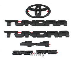 2022 Tundra Sr5 Blackout Emblem Overlays Set Oem Toyota Pt948-34222-02