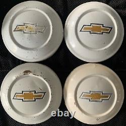 4 Set 72-81 Chevy Luv Factory OEM Wheel Center Rim Hub-Cap Lug Cover Dog Dish CC