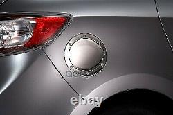BBN9V4640 Mazda Fuel label chrome BBN9V4640, New Genuine OEM Part