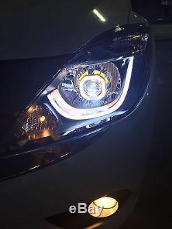 Face Lift New Mazda BT50 Head Lamp Light Led Projector Black Ute Oem + Xenon Set