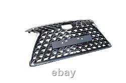 Fits Lexus GX460 2014-2022 Front Upper Grille Chrome Black New Style