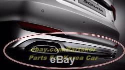 For 2015 Hyundai Sonata LF Dual Rear Diffuser Muffler Cover Genuine Parts OEM