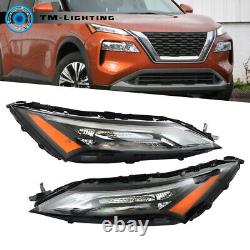 For 2021-2023 Nissan Rogue Headlight DRL Left&Right Side Headlamp Assembly Pair
