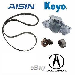 For Honda V6 OEM Timing Belt & Water Pump KIT Factory Parts Genuine Aisin Koyo