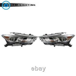 For Maxima SSLSV 2016-2018 Left&Right Side Headlights Assembly Headlamps