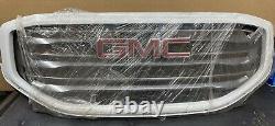 GENUINE OEM 2017 2019 GMC Acadia Front Summit White Grille With Emblem