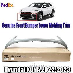 Genuine Bumper Grille Lower + Molding Trim Set 2PCS For Hyundai Kona 2022-2023