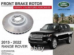 Genuine Factory OEM Range Rover Front Brake Rotor VIN VERIFY (LR016176)