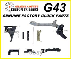 Genuine Glock 43 Complete Lower Parts 9MM LPK Kit SS-80 PF9SS with 5.5lb connector