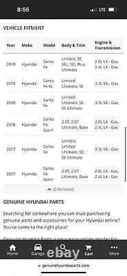 Genuine Hyundai Cylinder & Keys 81900-2WR00 Santa Fe 2017-2019