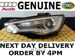Genuine OEM Audi A3 8V Bi-Xenon Hella Headlight Left Passenger Side 2012-16