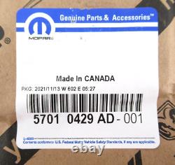 Genuine OEM Dodge 57010429AD Driver Rear Door Forward Applique 2011-2021 Charger