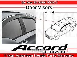 Genuine OEM Honda Accord Sedan 4dr Door Visor Kit 2018- 2022 08R04-TVA-101