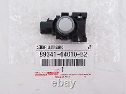 Genuine OEM Toyota 89341-64010-B2 Parking Distance Sensor Silver 2014-20 4Runner