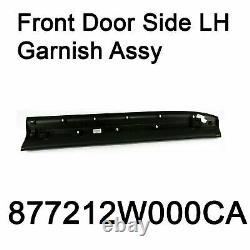 Genuine Oem Front Door Side Molding Garnish LH 877212W000CA For Santa Fe 13-17