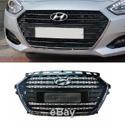 Genuine Parts Front Radiator Hood Grille Assy Trim for HYUNDAI 2015-2018 i40