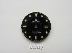 Genuine Rolex GMT-Master Tritium Dial Black 16700 16750 Original Factory OEM
