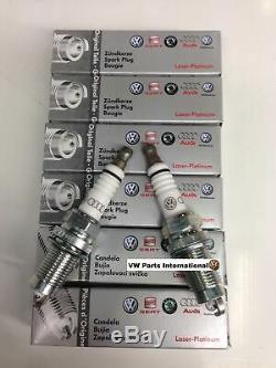 Genuine VW Golf MK4 R32 Ignition Spark Plugs x6 New Genuine OEM VW Parts