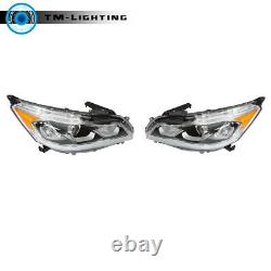 Headlights Assembly Headlamps Left&Right withLED DRL For Honda Accord 2016-2017