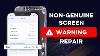 How To Remove Iphone 11 12 Non Genuine Screen Warning By Aftermarket Screens