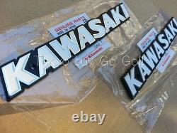 Kawasaki KZ750 KZ900 KZ1000 Fuel Tank Emblem set NEW Genuine OEM Parts