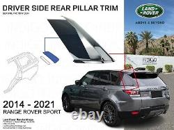 Land Rover Rear Pillar Molding Left Range Sport 2014-2021 Lr102623 Genuine Oem
