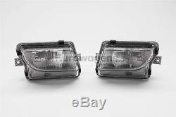 Mercedes E Class W124 E500 E60 AMG 92-95 Front Fog Lights Lamps Pair Set OEM