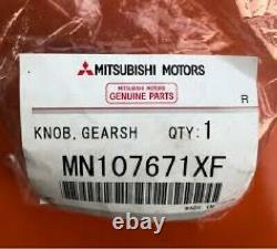 Mitsubishi Genuine OEM Evolution 10 Final Edition Shift Knob Red Stitch EVO X FE