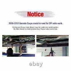 OEM Floor Rails Splash Shield Body Under Cover for HYUNDAI 2009-17 Genesis Coupe