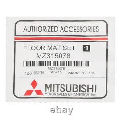 OEM Genuine Mitsubishi Mirage G4 Showroom Floor Mat Sets MZ315078