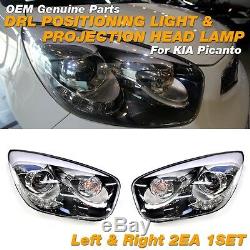 OEM Genuine Parts DRL LED Head Light Lamp Assy LH RH For KIA 2011-2017 Picanto