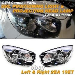 OEM Genuine Parts DRL LED Head Light Lamp Assy LH RH For KIA 2011-2017 Picanto