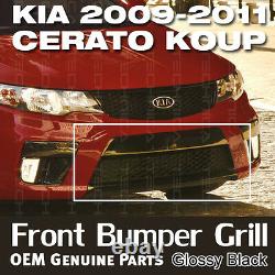 OEM Genuine Parts Front Bumper Grille Glossy Black for KIA 2010-2013 Cerato Koup