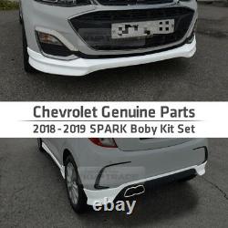 OEM Genuine Parts Front Rear Side Body Kit Set White For Chevrolet 2018-19 Spark