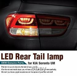 OEM Genuine Parts Rear LED Tail Light Lamp LH Outside for KIA 2015-19 Sorento UM